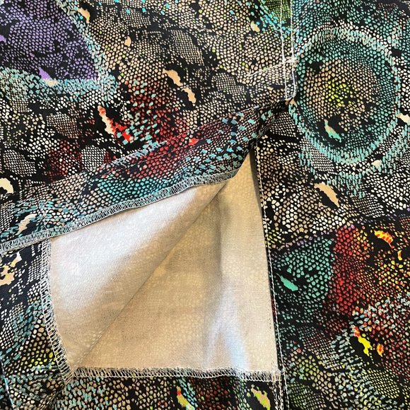 Kenzo Multicolor Abstract Print Skirt - Picture 7 of 9